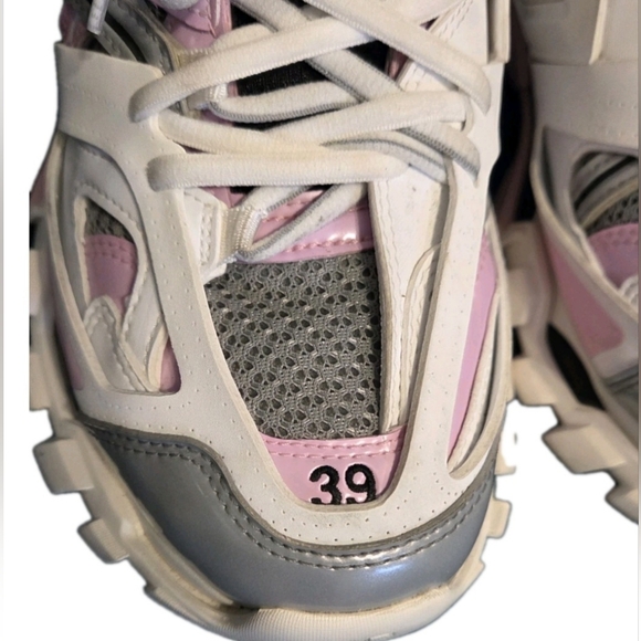 Balenciaga Women's Track Sneakers 'White Pink' Size EU 39 US 8.5 (GUC) - Picture 5 of 15